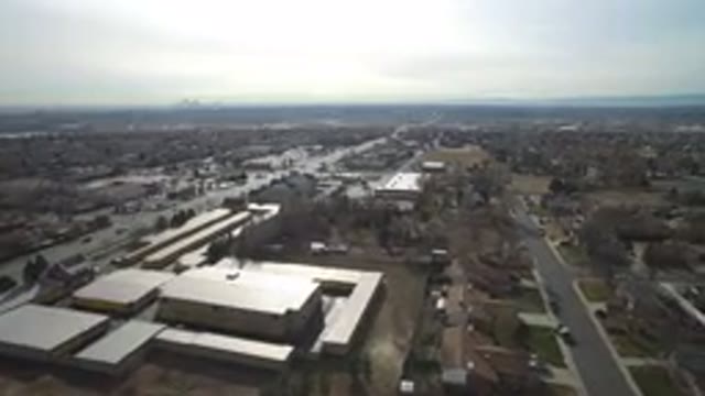 WESTMINSTER COLORADO-2016: Video Moving Across City Paved Roads Parked Cars