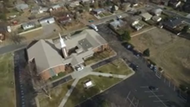 WESTMINSTER COLORADO-2016: Camera Viewing A Church Sanctuary And Its Parking Lot