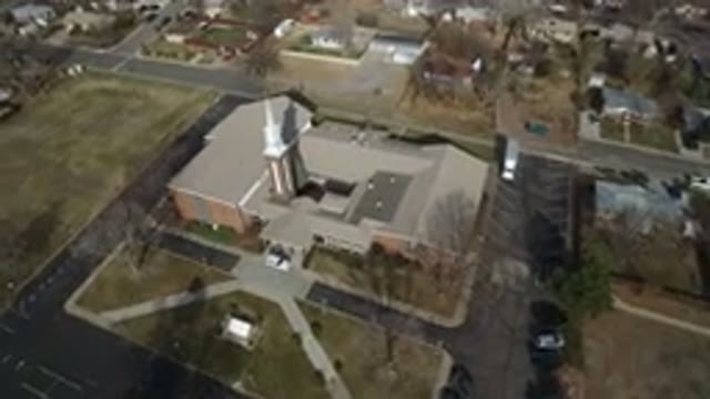 WESTMINSTER COLORADO-2016: Aerial Shot Of Church Type Budding With Parking Lot