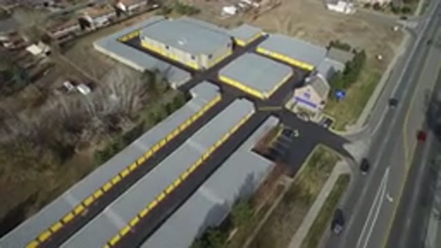 WESTMINSTER COLORADO-2016: Aerial View Of A Large Factory Building Located Near