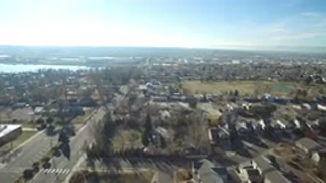 HIDDEN LAKE COLORADO-2016: Aerial View of a Beautiful Clean City