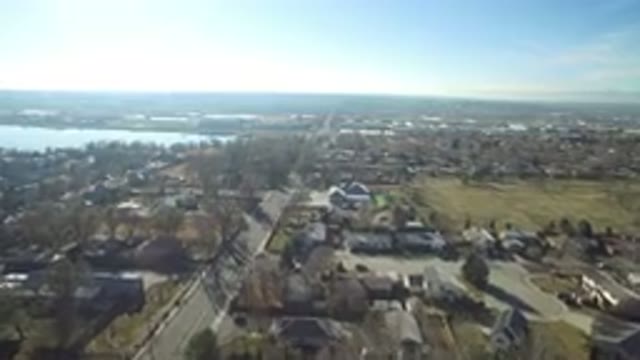 HIDDEN LAKE COLORADO-2016: Aerial View Of A Large Middle Class Neighborhood