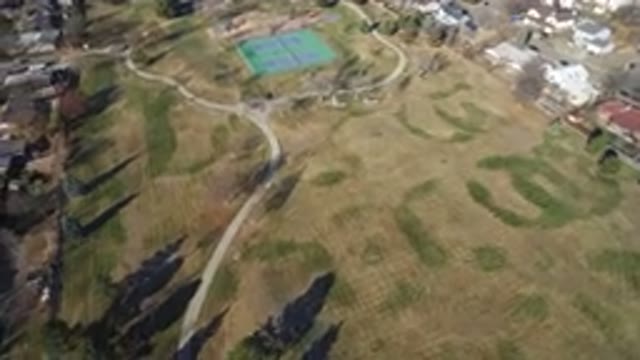 HIDDEN LAKE COLORADO-2016: Aerial Video Of Park During Daytime With Trees And Paths