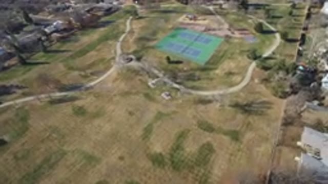HIDDEN LAKE COLORADO-2016: Rotating Drone Footage Of Buildings Golf-Courses And Tennis Courts