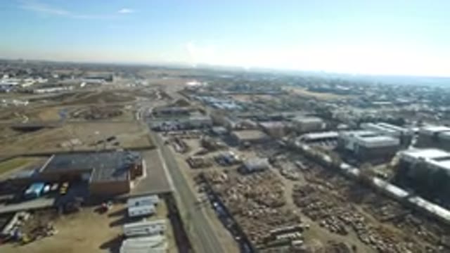 HIDDEN LAKE COLORADO-2016: Drone Video Of A Car Scrapyard Filled With Broken