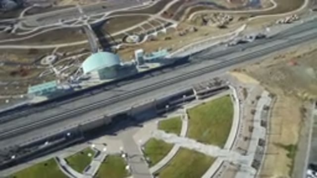 HIDDEN LAKE COLORADO-2016: A Top View Of Large Land With A Stadium Like Structure