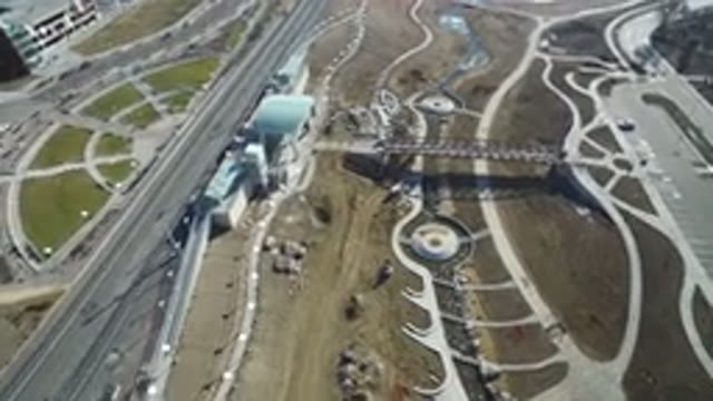 HIDDEN LAKE COLORADO-2016: Aerial Footage Of Large Construction Pathways