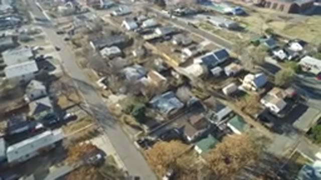 HIDDEN LAKE COLORADO-2016: Aerial View Of A Good Planned And Wooded Neighborhood