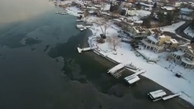 HIDDEN LAKE COLORADO-2016: A Drone Flying Over Beach With Scenic Views
