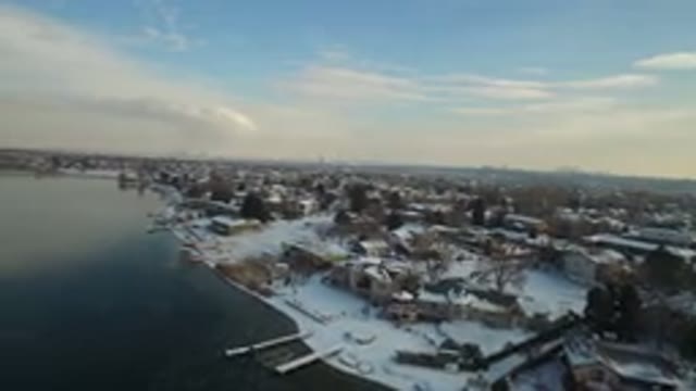 HIDDEN LAKE COLORADO-2016: Aerial Footage Of A Large Community Near A Giant Body