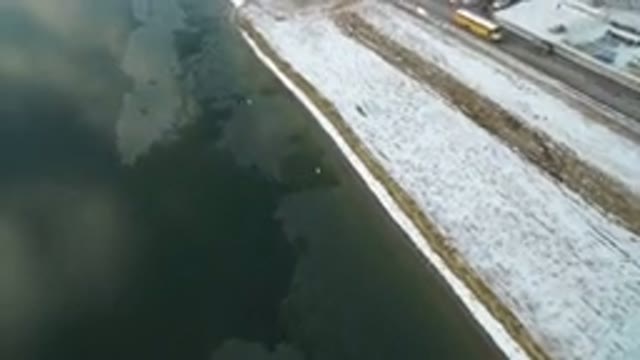 HIDDEN LAKE COLORADO-2016: Overview Of A Highway Running Alongside The Coast