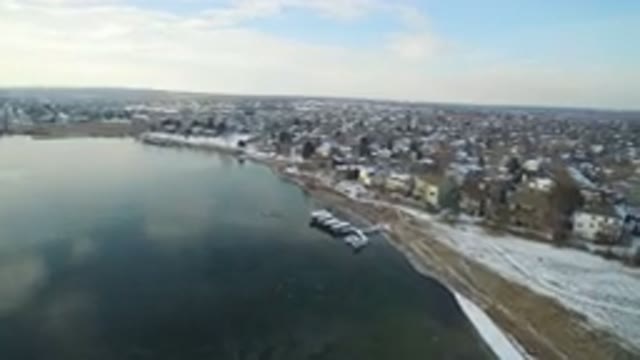 HIDDEN LAKE COLORADO-2016: A Close And Gentle Drone Shot Of A Peaceful