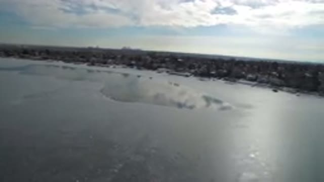 HIDDEN LAKE COLORADO-2016: City On A Gray Winter Day When Even The Sea Loses Its Color