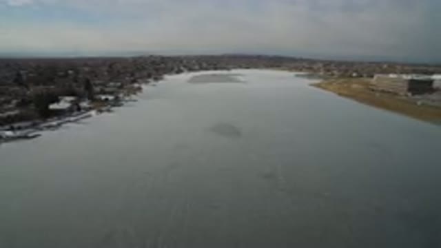 HIDDEN LAKE COLORADO-2016: Gliding In A Polluted River With Factories On The