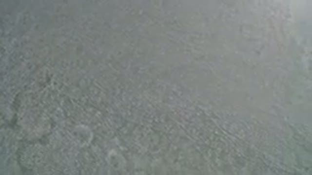 HIDDEN LAKE COLORADO-2016: Drone Footage Flying Over Frozen Body Of Water