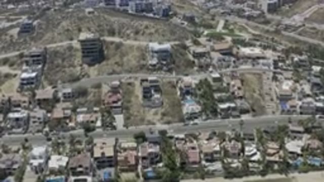 LOS CABOS MEXICO-2019: Top View of Urban Landscape and Coastal City