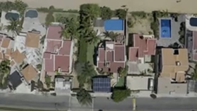 LOS CABOS MEXICO-2019: Beautiful Overview Of Rich Neighborhood With Large Pools
