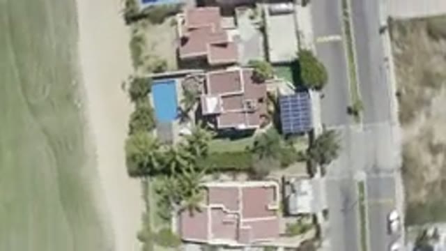 LOS CABOS MEXICO-2019: Large Aerial Footage Of Buildings Near The Beach