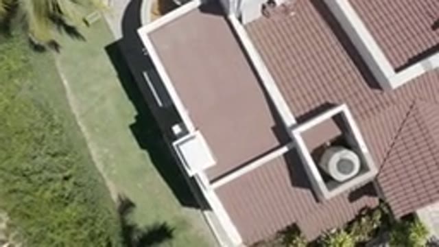 LOS CABOS MEXICO-2019: Panoramic View From Above Of A Villa With Garden