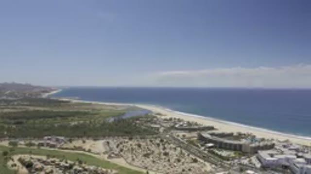 LOS CABOS MEXICO-2019: Someone Is Recording A Video Of A Beach Neighborhood