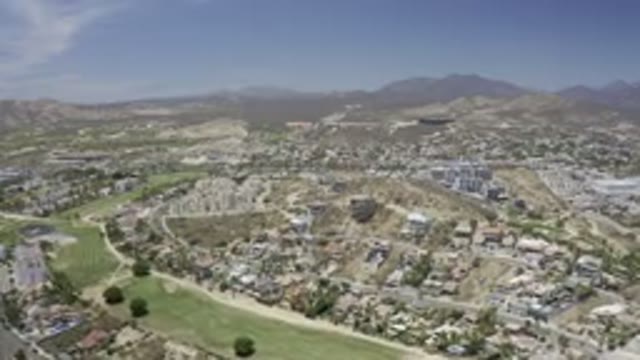 LOS CABOS MEXICO-2019: Large City With Most Of The City Being Built Into The Mountain
