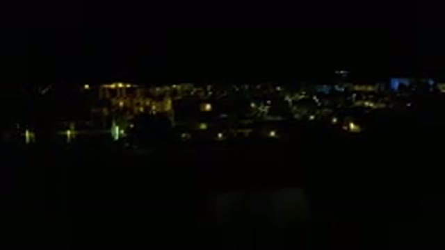 LOS CABOS MEXICO-2019: A Dark Night With Hing Lights Of Different Colours And A