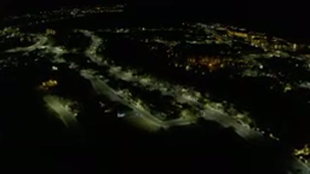 LOS CABOS MEXICO-2019: Night Dark Lights Streets Buildings Houses City Somewhere