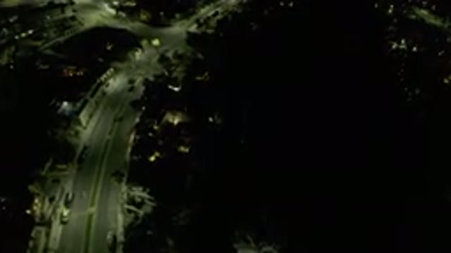 LOS CABOS MEXICO-2019: A Dark City Road in Los Cabos Mexico