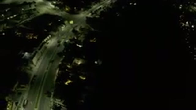 LOS CABOS MEXICO-2019: Los Cabos With Road Lights On At Night