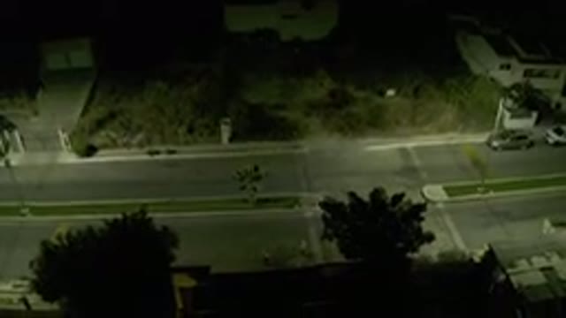 LOS CABOS MEXICO-2019: Up Close Video Of A Highway At Night