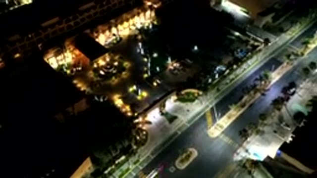 LOS CABOS MEXICO-2019: Sped-Up Overhead Shot Of Cars Driving Down Highway In