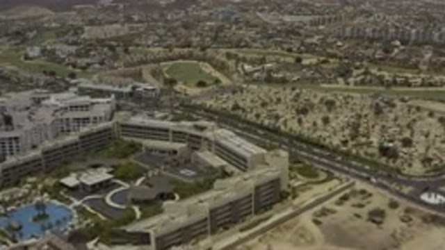 LOS CABOS MEXICO-2019: Look Down At A Hotel And Other City Sights Like The