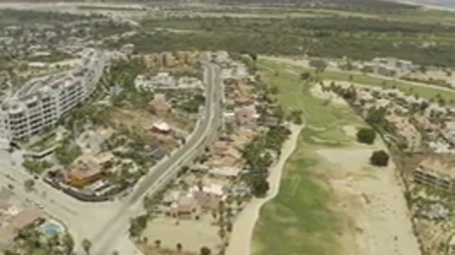 LOS CABOS MEXICO-2019: Camera Panning Across Landscape Of Rural Mexico