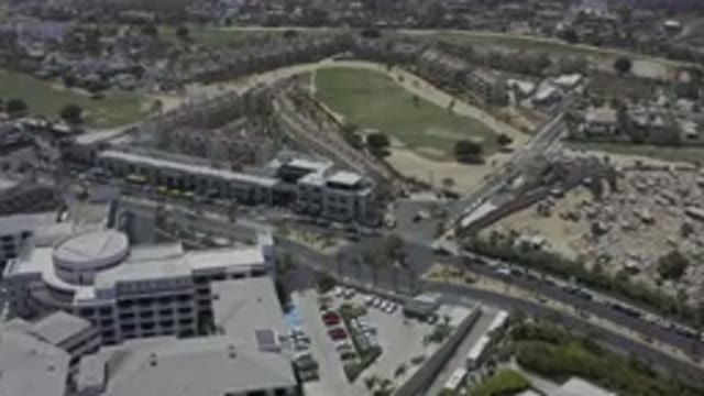 LOS CABOS MEXICO-2019: Aerial Footage Of A Very Large Building Complex With A