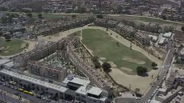 LOS CABOS MEXICO-2019: Bird Eye View Of A Big Park With Lots Of Surrounding