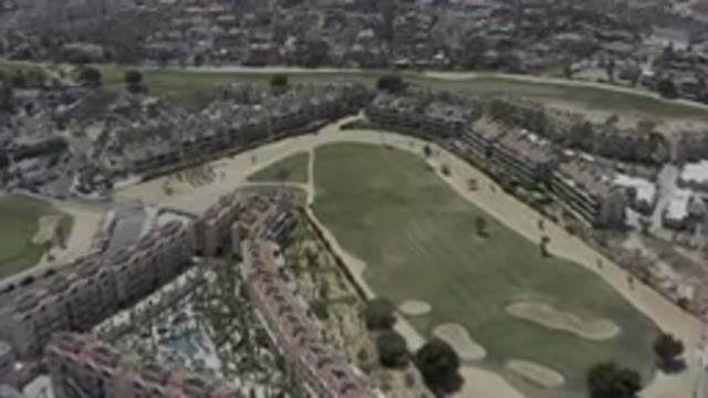 LOS CABOS MEXICO-2019: Aerial View of Elegant Vacation Rentals in Los Cabos