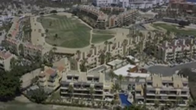 LOS CABOS MEXICO-2019: Beautiful Overhead View Of A Beach Resort With Spacious
