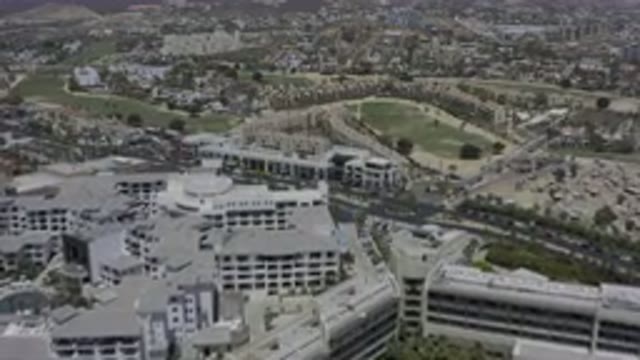 LOS CABOS MEXICO-2019: Smooth Drone View of the City