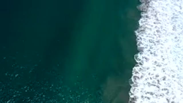 LOS CABOS MEXICO-2019: Drone Playtime Of the Sea Waves Crashing Against The
