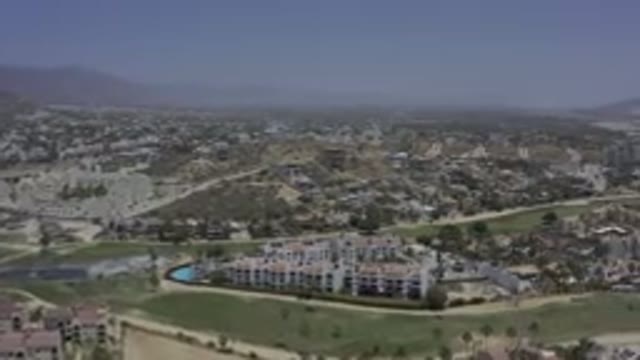 LOS CABOS MEXICO-2019: Recording Of A Beautiful View Of Buildings Land Small
