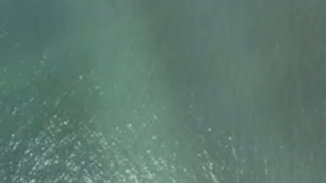 LOS CABOS MEXICO-2019: Panning View Of The Blue Green Glistening Water