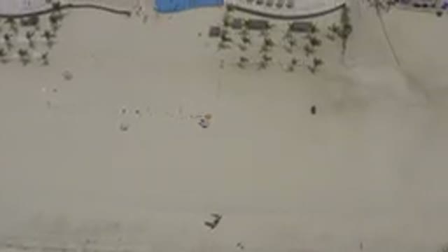 LOS CABOS MEXICO-2019: Snow Covered Open Areas With Nearby Buildings And Blue Water Pools