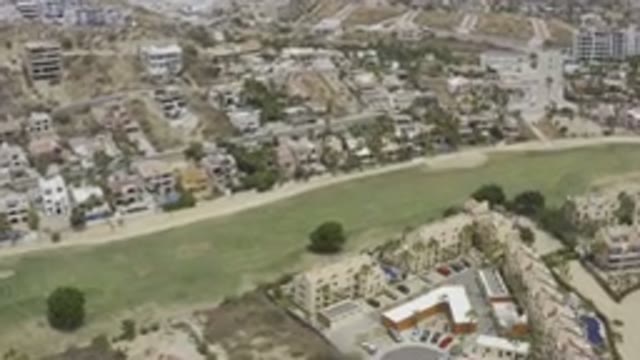 LOS CABOS MEXICO-2019: A View From Above The City Showing The Beauty And