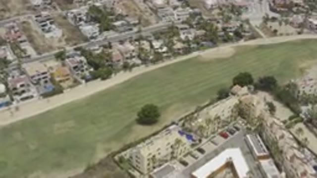 LOS CABOS MEXICO-2019: Sky View Of A Residential Area