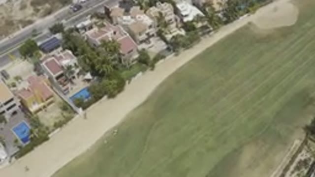 LOS CABOS MEXICO-2019: Zooming Upper View To Houses