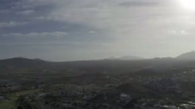 LOS CABOS MEXICO-2019: Horizon Line Panorama Scenic Vista Road Interstate Sunny
