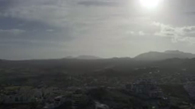 LOS CABOS MEXICO-2019: Helicopter View Of The City