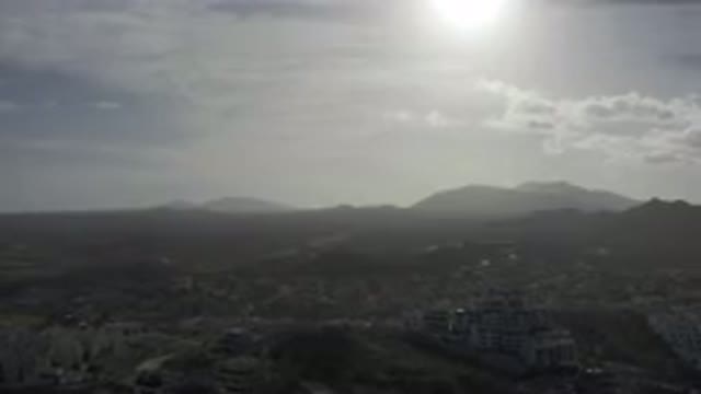 LOS CABOS MEXICO-2019: The Natural Land Below So Nice With Sun Shining From