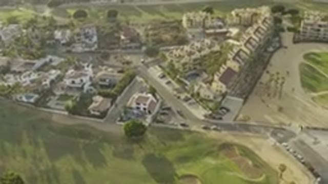 LOS CABOS MEXICO-2019: An Overview Of Buildings Parking Lots And Homes With