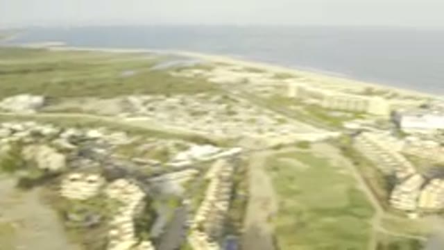 LOS CABOS MEXICO-2019: Drone Video Of A Coastal Town Near The Sea With Large Buildings